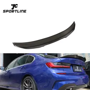 JCSportline G20宝马G20 330i M340i轿车碳纤维自动高踢翼扰流板2019-2020