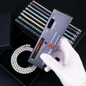 Custom 925 Silver Gra Certified Mossanite <b>Moissanite</b> Tennis <b>Chain</b> Necklace 2-6mm Diamond Tester Wholesale Hiphop Jewelry - Product Image 1