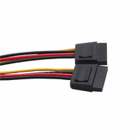 Cable Adaptador en Y LP4 2 SATA, Arnés de Cableado Automotriz, Color OEM, Longitud Personalizada, Certificado RoHS, 100% Probado para Dos SATA