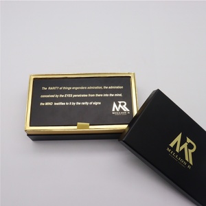 Tùy chỉnh kim loại kính mát bao bì hộp với logo flannel lót và các tông mạnh mẽ cho sang trọng Kính quà tặng và bán lẻ hiển thị - Product Image 2