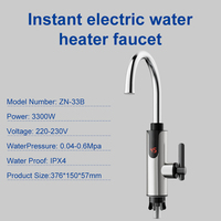 Prix d'Usine Chauffe-Eau Instantané 3S en Acier Inoxydable, Robinet de Cuisine Sans Réservoir pour la Maison