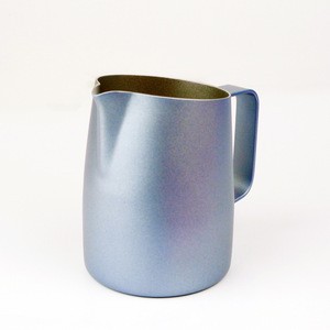 Tasse à latte en métal épaissi avec design de compétition <span class=keywords><strong>barista</strong></span> de style européen - Tasse à mousse de lait WBC rose et <span class=keywords><strong>blanc</strong></span> - Product Image 5