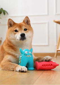 Jouet à mâcher pour chien Kinghon Small Monster Sound, brosse à dents en caoutchouc facile à nettoyer, résistant aux morsures, jouet pour animaux de compagnie - Product Image 3