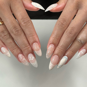 Haute Qualité De Luxe Conçu Réutilisable Imprimé <span class=keywords><strong>Faux</strong></span> <span class=keywords><strong>Ongles</strong></span> Court Fleur D'amande Presse Sur <span class=keywords><strong>Ongles</strong></span> <span class=keywords><strong>Ongles</strong></span> Artificiels Pour Femme - Product Image 5