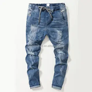 AQTQ Custom Factory Market Cargo Jeans Jeans Skinny Pant Jeans Herren Denim Ripped Patch Jeans