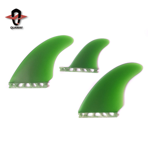 Aletas de tabla de Surf de doble Pestaña de fibra de vidrio, conjunto de tres aletas MR <span class=keywords><strong>Twin</strong></span> + estabilizador Power <span class=keywords><strong>Twin</strong></span> + remolque - Product Image 4