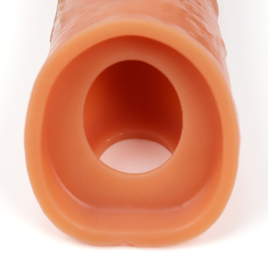 Материал TPE расширяет пенис рукав для задержки эякуляции, Мужская секс-игрушка имитация фаллоимитатора пениса может быть эректильным многоразовым комплектом - Product Image 5