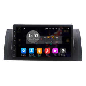 9 pulgadas 2.5D IPS pantalla táctil 1 Din Android 10 coche Multimedia Radio Estéreo para <span class=keywords><strong>BMW</strong></span> E39 E53 <span class=keywords><strong>X5</strong></span> Wifi 4G DVR RDS USB - Product Image 1