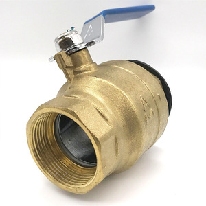 Brass Ball Valve 1 1/2 Inch Threaded Connection For Water Pipe Applications - Product Image 2