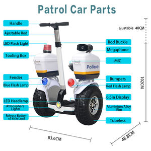 <span class=keywords><strong>Hoverboard</strong></span> con Ruedas Grandes para Césped y Tierra, Neumáticos Todoterreno de Alta Resistencia, Motor Dual, Todo Terreno - Product Image 6
