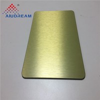 Panneau composite plastique aluminium composite pour mur extérieur de villa