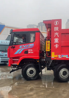 Camion benne minier poids lourd Shacman X5000E 8x4 Euro 6, direction électrique à gauche, boîte de vitesses FAST 12 rapports, 451-500 CV, MVM 10-15T