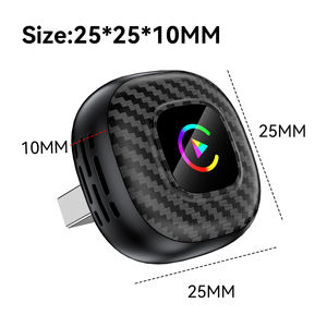 Adaptateur sans fil 2-en-1 CarPlay et Android Auto à faible consommation d'énergie noir pour mise à niveau de l'infodivertissement d'usine - Product Image 5