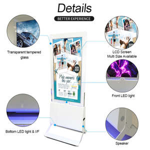 Pantalla de ventana LED transparente para interiores con diseño de vidrio de doble cara de alto brillo para venta minorista y educación con clasificación IP65 - Product Image 3