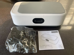 Nettoyeur à ultrasons pour lunettes et bijoux 40W A8 49kHz avec source d'alimentation électrique, temps de nettoyage réglable 0~600s - Product Image 4