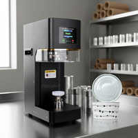 Emballage de machine de scellage de canette électrique commerciale entièrement automatique sans rotation pour la nourriture de bol de papier de canette de boisson avec l'extrémité ouverte facile
