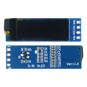 จอแสดงผล OLED ขนาด 0.91 นิ้ว รุ่น JYC พร้อมโมดูล SSD1306 ความละเอียด 128x32 แบบขาวดำ 4 พิน IIC รุ่น L943 - Product Image 1