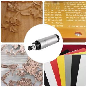 Huajiang 1.5KW ER11 Air-Cooled Spindle Motor Woodworking 80mm in Diameter Air-Cooled <b>Engraving</b> <b>Machine</b> Accessories - Product Image 6