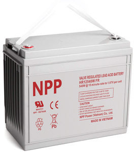 แบตเตอรี่ตะกั่วกรดแบบปิดผนึกกำลังสูง 12V 21W-475W สำหรับโซลาร์เซลล์/ยูพีเอส เรือ และระบบกักเก็บพลังงาน - ประสิทธิภาพการปิดผนึก 98% - Product Image 1