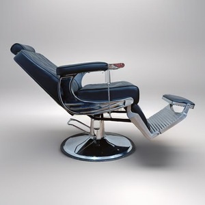 Fauteuil de Barbier Hydraulique Rotatif avec Accoudoirs Confortables en Métal – Mobilier de Salon pour Coiffure et Toilettage - Product Image 3