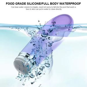 Nouvelle arrivée Brosse nettoyante électrique pour le visage, étanche, en silicone souple, nettoyage en profondeur, masseur facial - Product Image 2