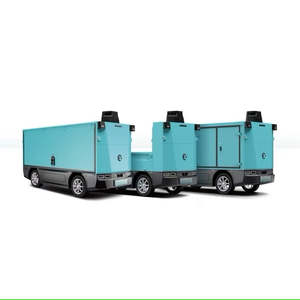 Véhicule robot mobile autonome personnalisé UGV, châssis de voiture robot à conduite autonome pour la logistique - Product Image 1