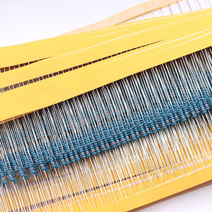 Résistance à film métallique 1/4W à alimentation directe, tolérance 1%, 5 anneaux de couleur, à fils axiaux en fer, emballage en bande, 1R 1M <span class=keywords><strong>Ohm</strong></span>, résistance fixe - Product Image 5
