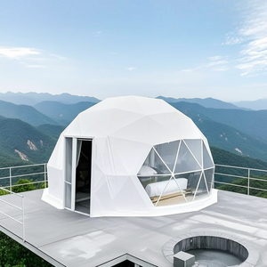 Dôme géodésique extérieur quatre saisons en PVC de luxe, diamètres personnalisés, <span class=keywords><strong>serre</strong></span> transparente, tente pour événements de glamping - Product Image 6