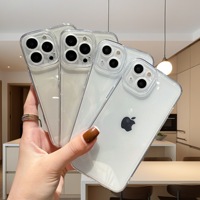 Moins cher Transparent pour iPhone étui TPU housse de téléphone nouveau antichoc pour iPhone 13 X XR 11 Pro Max 12 étuis