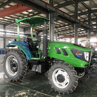 Traktor Roda Besar 4WD 120HP Mesin Diesel Penggerak Gigi untuk Pertanian, Dijual Murah