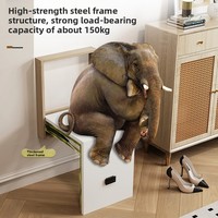 Tabouret pliant mural pour rangement de chaussures - Gagnez de la place. Fabriqué en aluminium et en bois. Convient aux couloirs et aux halls d'entrée