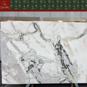 Lastra di Marmo Bianco di <span class=keywords><strong>Carrara</strong></span> GOLDKING per Design d'Interni di Lusso in Hotel, Residenze e Progetti su Larga Scala, Fabbricazione Personalizzata - Product Image 4