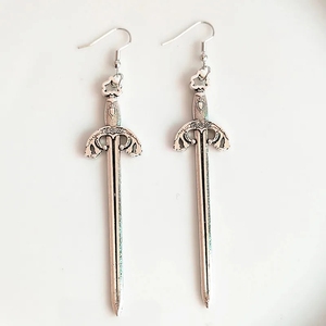 Creative <strong>Earrings</strong> Sword <strong>Earrings</strong> Men's Women's Fashion Jewelry Novelty Charm Mystery Gothic Gifts - Product Image 1