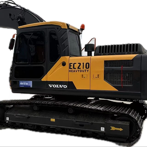 Excavatrice Volvo EC210 21T d'occasion très résistante EC 140 160 210 220 240 Pelle hydraulique sur chenilles de marque coréenne - Product Image 1