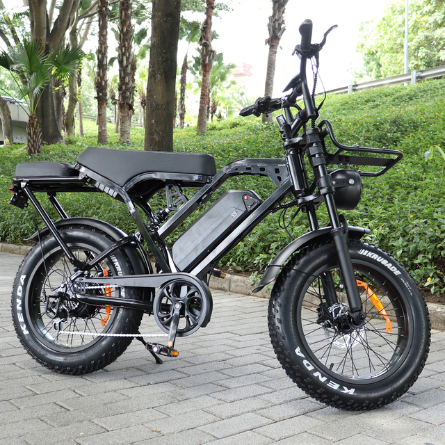 Electric Fatbike X80 Pro V20 Pro 2 Seat Velo Electric Cycle X80 E Bike 250W 20inch  Ebike Electric Bicycle  Electric Eu Stock