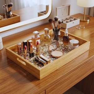 Porte-gobelets en bois classique, organisateur de rangement pour hôtel, restaurant, cuisine et usage domestique - Product Image 5