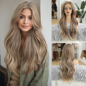Peluca Larga Ondulada con Parte Media y Encaje Frontal 13*6 para Uso Diario y Ocasiones Festivas para Damas - Product Image 2
