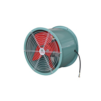 Ventilateur axial 220V AC monophasé, ventilateur de ventilation industriel tubulaire en acier galvanisé pour les distributeurs et les grossistes