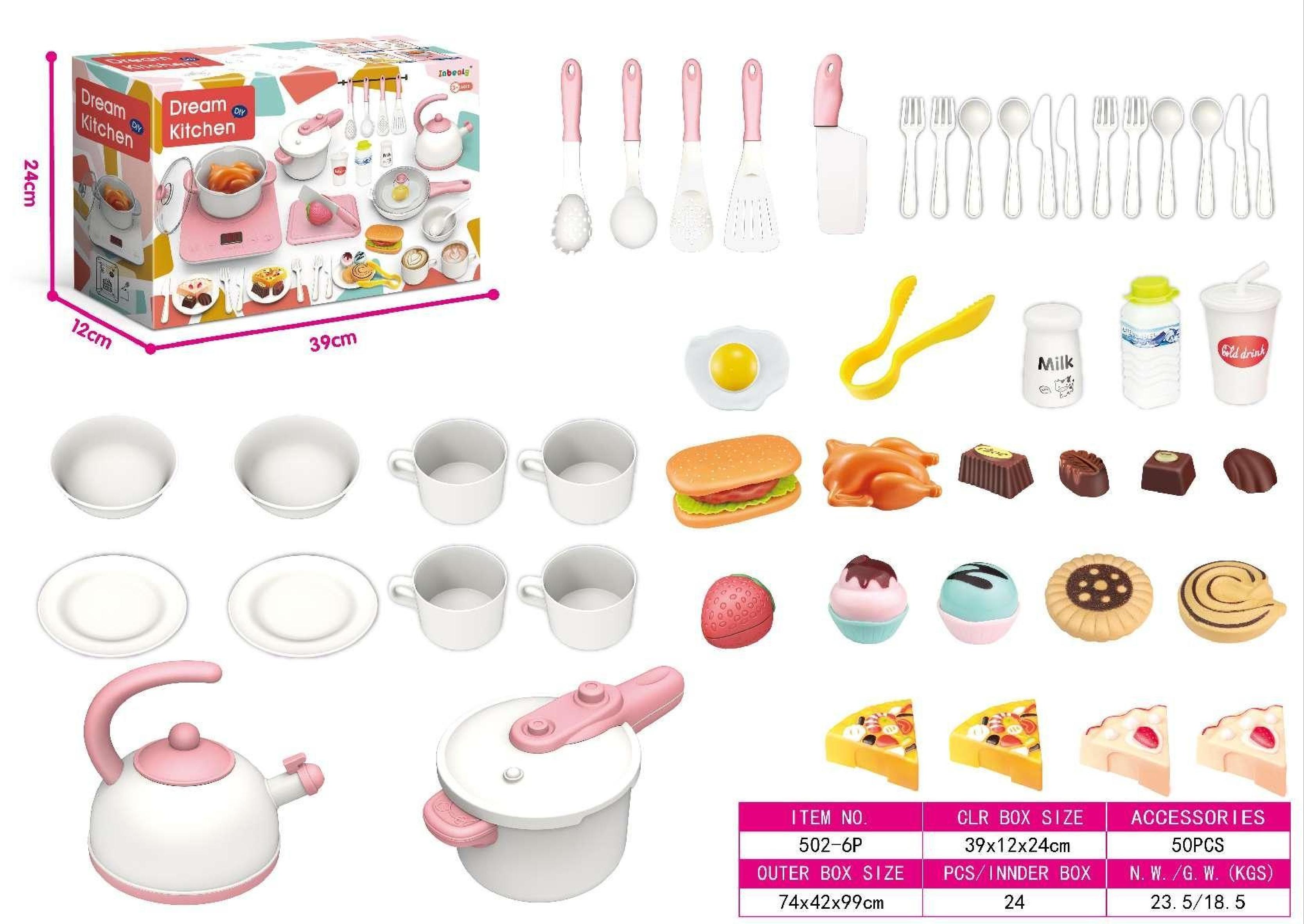 502-6P Pink - Pressure cooker + Kettle