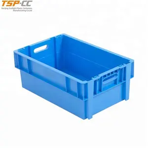 Hot bán PP vật liệu có thể tái chế nhựa stackable thực phẩm thùng