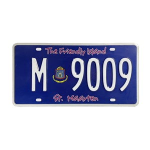 Placas DE VEHÍCULOS DE St Maarten en tamaño 305x152mm, placas de número de registro para el gobierno, placas de matrícula de diseños personalizados - Product Image 5