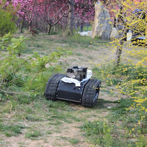 Châssis de véhicule robotique extérieur à chenilles en caoutchouc de haute qualité, capacité de charge de 260 kg, base de char à chenilles - Product Image 1