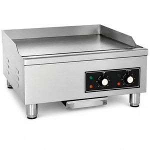 Commercial Electric <b>Flat</b> <b>Top</b> <b>Griddle</b> 5.4kW 220V Countertop <b>Griddle</b> for Burger Steak Bacon Breakfast Restaurant Kitchen - Product Image 1