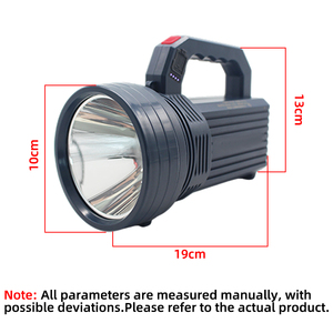 Projecteur LED portable rechargeable en ABS avec indicateur de puissance, protection IPX4, pour camping et situations d'urgence - Product Image 2