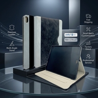 Housse de tablette en cuir durable avec support multi-positions, surface anti-rayures et protection intégrale pour tablettes