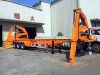 Remorques de camions semi-remorques porte-conteneurs à chargement latéral de 20 pieds et 40 pieds à vendre