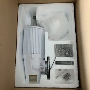 Мощный ветряной генератор 2000 Вт с напряжением 48 В, 96 в, 120 В, 220 В, ветряная мельница 2 кВт с лезвиями из ФАП длиной 1400 мм, CE - Product Image 5