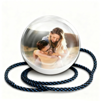 Nouvelle boule de cristal vidéo rechargeable écologique Romantique Memory Orb, cadeau créatif pour couple, anniversaire
