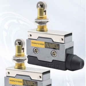 Micro-interrupteur Haili D5020 10A 125VAC SPDT à levier à rouleau métallique pour usage industriel - Product Image 1