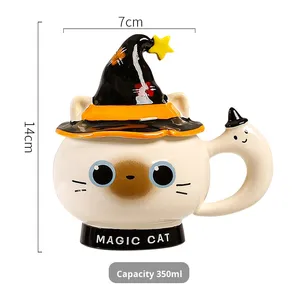 Caneca de Cerâmica Criativa com Tema de Halloween, Ecológica e de Alto Valor, Ideal para Festas e Uso Doméstico - Product Image 5